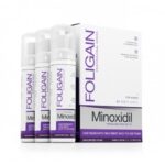 FOLIGAIN Minoxidil 2% Foam Haarwuchs-Schaum für Frauen, Set mit 3x60g Bottles
