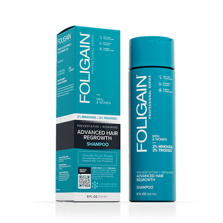 FOLIGAIN® 2% Minoxidil, 2 % Trioxidil (8oz) 236ml MINOXIDIL 2% FOLIGAIN FORTSCHRITTLICHES HAARNEUWUCHS SHAMPOO mit 2% Trioxidil® (8oz) 240ml - Image 1